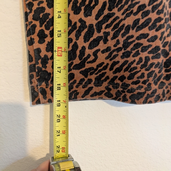 Vintage High Waisted Leopard Print Women's Mini Skirt -xs - Picture 7 of 7